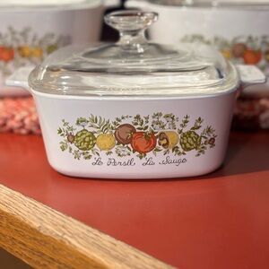 Corningware vintage SPICE OF LIFE casserole dish